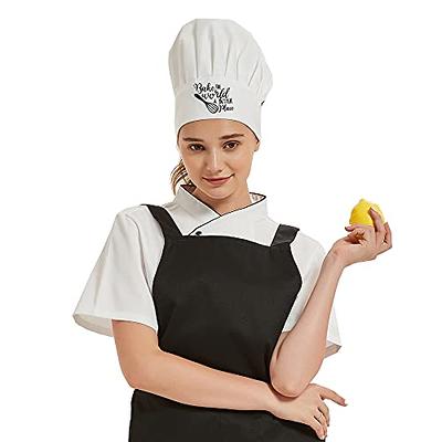  DYJYBMY Mom's Kitchen Chef Hat and Apron Set, Funny