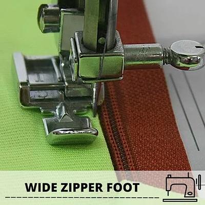 1PCS Zipper Foot and 1PCS Invisible Zipper Foot for All Low Shank