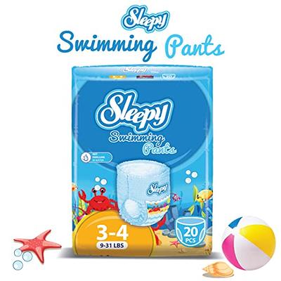 Swim Diapers, Swim Pants for Little Swimmers Size 3-4 (9-31 LBS, Count- 20  PCs), Disposable Diaper for Splashers - Yahoo Shopping