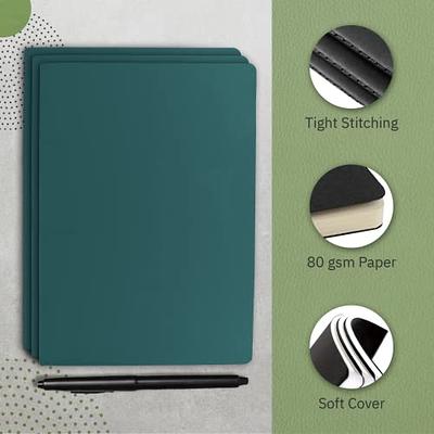 Black Paper Notebook: Plain Ruled Journal with Softcover for Work, School and College Supplies | 100 Pages | Compact Size: 6 x 9 in