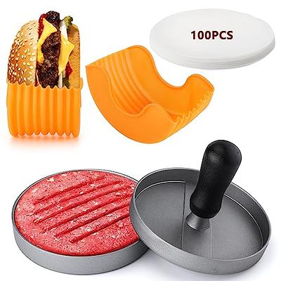 Best 500 Pcs Papers for 4.5 Inch Burger Press Hamburger Round Separators  Non-Stick Heat Resistant