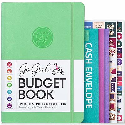 GoGirl Budget Book – Undated Colorful Monthly Financial Planner Organizer. Budget  Planner & Expense Tracker to Reach Financial Goals, Lasts 1 Year, Bonus 3  Cash Envelopes, A5 Hardcover – Mint Green - Yahoo Shopping