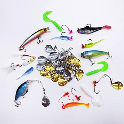 Buy Dr.Fish 20 Pack Fishing Spinnerbait Wire with Colorado Blade