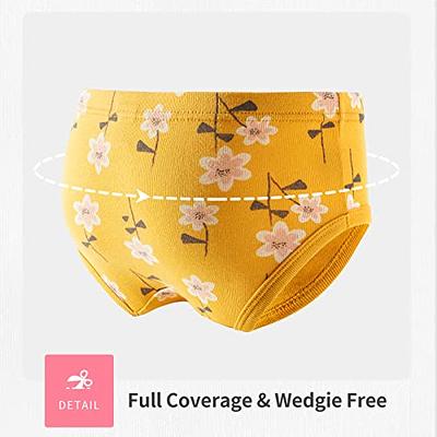 SYNPOS Girls Underwear 100% Cotton Underwear for Girls Breathable Toddler  Girl Underwear Comfort Baby Girls Panties 6 Packs