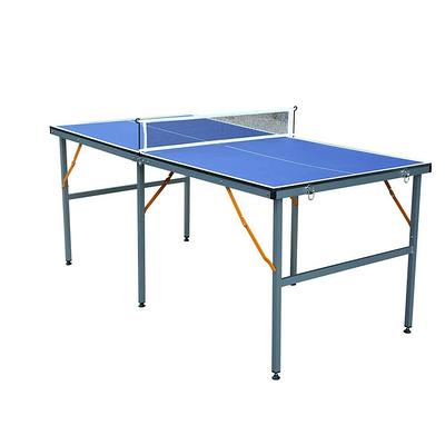 Goplus Portable Ping Pong Table , 100% Preassembled, Folding Tennis Table  Game Set with Net, 2 Table Tennis Paddles and Ping Pong Balls for  Indoor/Outdoor Use