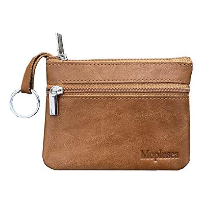 Made to Order Leather Coin Card Pouch Keychain