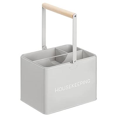 Vintage Housekeeping Cleaning Caddy White