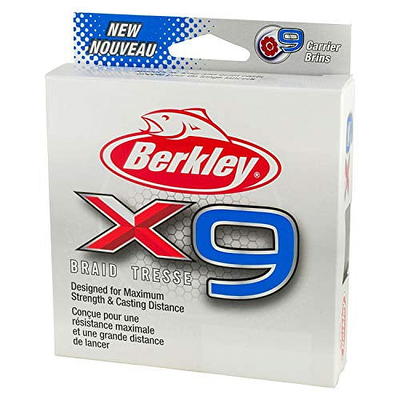 Berkley x9 Braid Superline, Crystal, 100lb test, 131 lbC