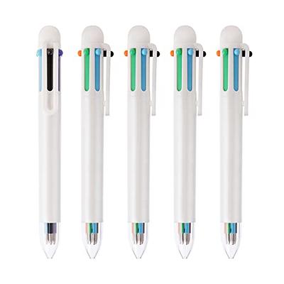 6 Pack 0.5mm 6-in-1 Multicolor Ballpoint Pen 6 Colors Retractable Ballpoint  Pens (6 Pack)