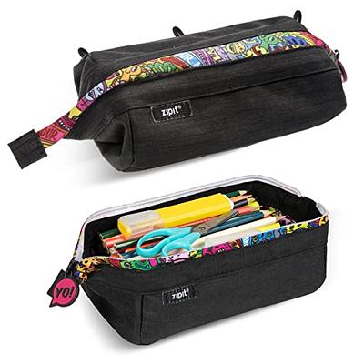 Zipit Colors Pencil Case for Girls, Large Capacity Pouch