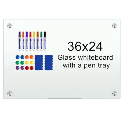 White Board Dry Erase Whiteboard for Wall 72x40 Aluminum Presentation  Magnetic Whiteboards with Long Pen Tray, 12 Magnets, 3 Markers & 1 Eraser