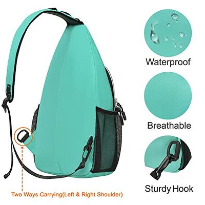 MOSISO Sling Backpack, Multipurpose Crossbody Shoulder Bag Travel Hiking  Daypack, Light Cyan, Medium - Yahoo Shopping