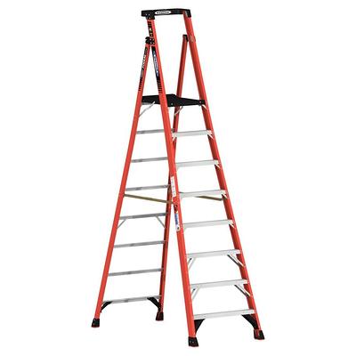 Werner 400 12-ft Aluminum Type 1AA-375-lb Load Capacity Step Ladder