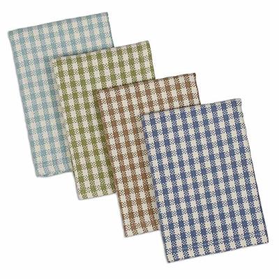 DII Thanksgiving Cozy Picnic, Plaid Dishtowel Set of 4 - On Sale