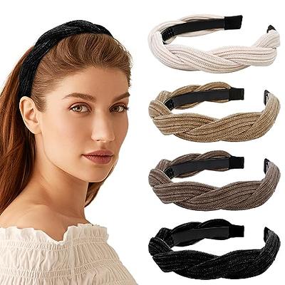 8 Pieces Sweatbands Non Slip Headbands Stretchy Running Sports Headband  Workout Headband Grip Silicone Yoga Hair Band Elastic Exercise Hair Wrap  for Women Men Assorted Solid Colors