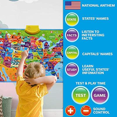  100 Piece Puzzles for Kids Ages 4-6 – 3 Pack Floor Puzzles for  Kids 8-10 Year Old by QUOKKA – Learning Games World Map & Space 5-7 –  United States Educational Puzzles for Toddlers 3-5 : Toys & Games