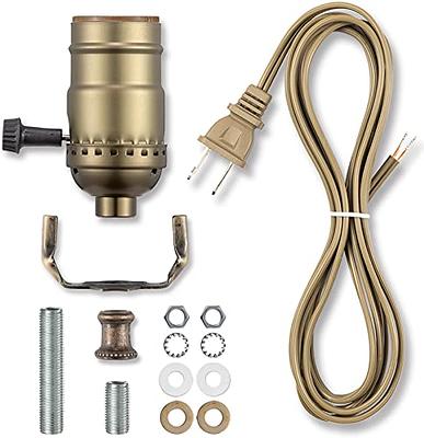 I Like That Lamp DIY Bottle Lamp Kit 1 Pack - Silver Socket + 8FT Silver  Cord - Convert Any Wine, Water, Whiskey or Oil Bottle into a Lamp - Revive