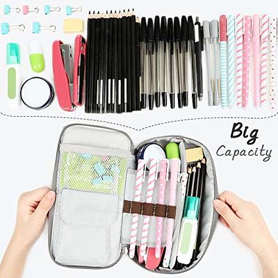 EOOUT Pencil Case Big Capacity Office College School Pencil Pouch Large  Storage High Capacity Bag Pouch Holder Box Organizer Purple - Yahoo Shopping