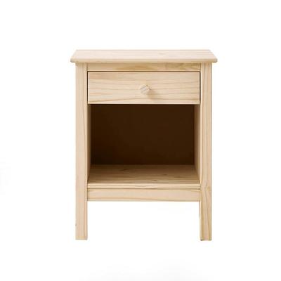 StyleWell Unfinished Basic Natural Pine Wood End Table (15 in.)