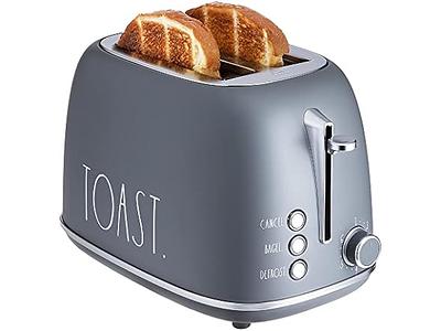 2 Slice Toaster with Thin Chrome Band Gray - Figmint™