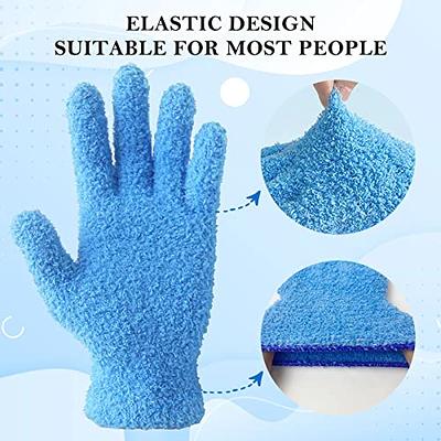 Pure-sky Magic Microfiber Dusting Mitt Ultra Microfiber Cleaning Cloth Glove Just Add Water No Detergents Needed Use for Cleaning Furniture