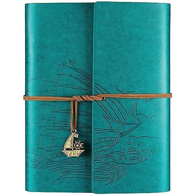  moonster Leather Journal Refillable Notebook