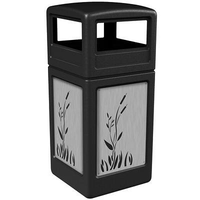 Square Commercial Trash Receptacles