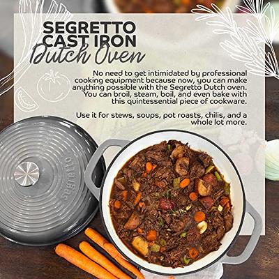 Spice By Tia Mowry Savory Saffron 6qt. Enameled Cast Iron Dutch Oven with  Lid