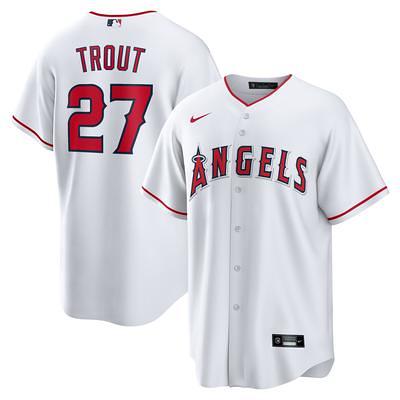 Men's Nike Mike Trout White Los Angeles Angels Home Replica Player Name  Jersey - Yahoo Shopping