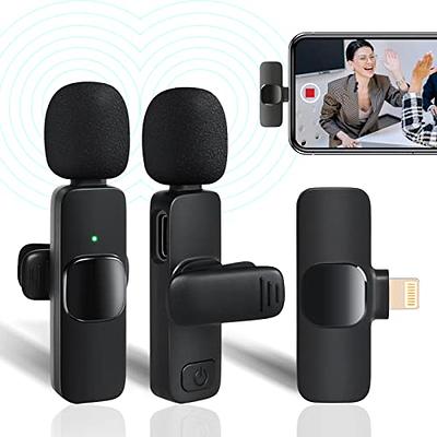 SNZIYAG Wireless Lavalier Microphone for iPhone/Android  Phones/Camera/PC,Plug-Play Dual Wireless Microphone for Video  Recording,,Vlog,Tiktok,Interview (Black-3.5mm-2Pcs MIC) - Yahoo  Shopping