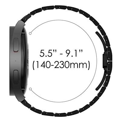 Galaxy Watch 6/5/4 Band 40mm 44mm,for Samsung Galaxy Watch 6 Classic Bands  47mm 43mm/Galaxy 4 Classic 46mm 42mm/watch 5 pro Men Women,Magnetic Clasp