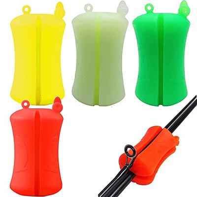 Portable Fishing Rod Fixed Ball, Rubber Fishing Pole Clip Silicone Fishing  Rod Beam, Wear Resistant Fastener Binding Clip Tight Fishing Accessories  for Fishing Pole (Red+Yellow+Green+Light Green) - Yahoo Shopping