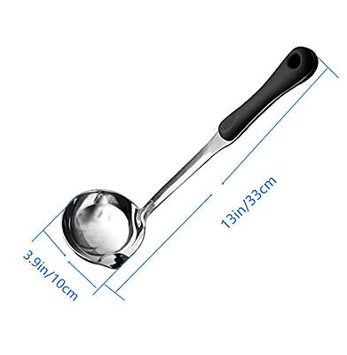 KitchenAid Premium Stainless Steel Cooking Spoon, Large Metal Serving Spoon