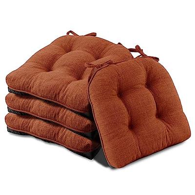 Indoor Chair Cushions for Dining Chairs, Dutch Velvet Fabric Memory Foam  Chair P