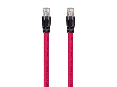 Monoprice Cat6A 7ft Blue Patch Cable, Double Shielded (S/FTP), 26AWG, 10G,  Pure Bare Copper, Snagless RJ45, Fullboot Series Ethernet Cable 