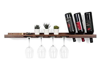 2pcs/set Hanging Wine Glasses Holder Rack Bar Cup Shelf Under Cabinet  Storage Organizer