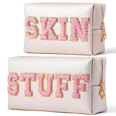  FRCOLOR 2pcs portable cosmetic bag cosmetic bags