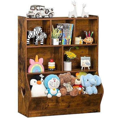 Lerliuo Kids Toy Storage Organizer, 3 Tier Children Bookcase and