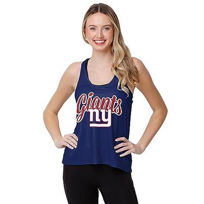 New York Giants NFL Womens Side-Tie Sleeveless Top