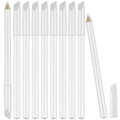 10 Pieces White Nail Pencils 2-In-1 Nail Whitening Pencils French Manicure  Pen with Cuticle Pusher Cap for DIY Nail Design Manicure Supplies :  : Beauty