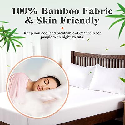 YIYEA King Size Sheets - 100% Organic Bamboo - Luxury Breathable