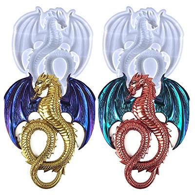 2PCS Dragon Resin Mold, Unique Silicone Dragon Mold for Epoxy Resin  Casting, 3D Large Animal Resin Concrete Polymer Clay Mold for DIY Art Craft  Wall Hanging Home Decoration - Yahoo Shopping