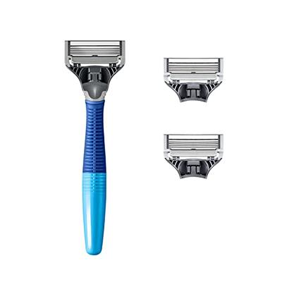 Harry's Razors for Men - Shaving Razors for Men includes a Mens Razor and 3 Razor  Blade Refills (Ocean Blue) - Yahoo Shopping