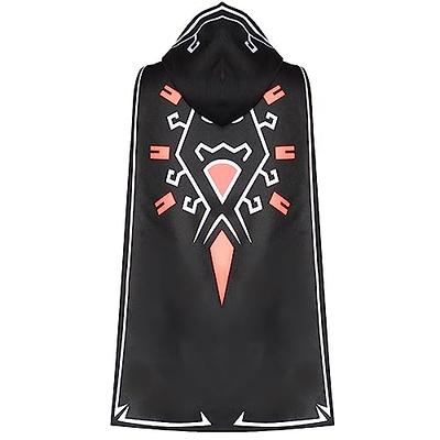 Im.Create Anime Costume Halloween Cosplay For Adults Black Long Cloak Red  Clouds Capes Cosplay 3XL