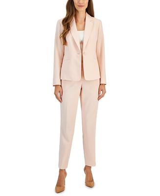 Le Suit Women's Crepe One-Button Pantsuit, Regular & Petite Sizes - Light  Blossom - Yahoo Shopping