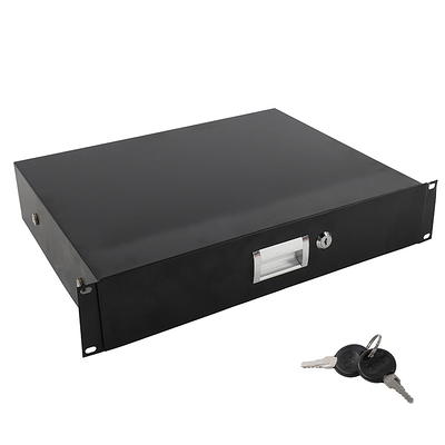 NavePoint 3U Rack Mount Drawer With Lock And Key: Rack Mount - Drawers