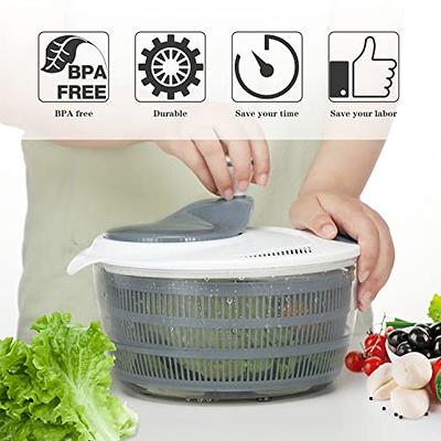 Salad Spinner Fruits and Vegetables Dryer Quick Dry Design BPA