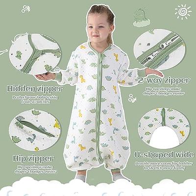 Miipat Toddler Sleep Sack with Feet 1.5 TOG Sleeping Bag Long