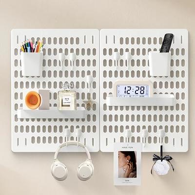 Wall Control Pegboard Hobby Craft Organizer Storage Kit, Gray