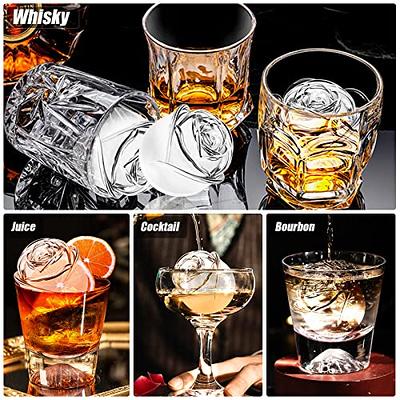 Ice Cube Tray 3D Rose Silicone Mold Ice Maker DIY Cool Whiskey Cocktail Mold  Bar Tools